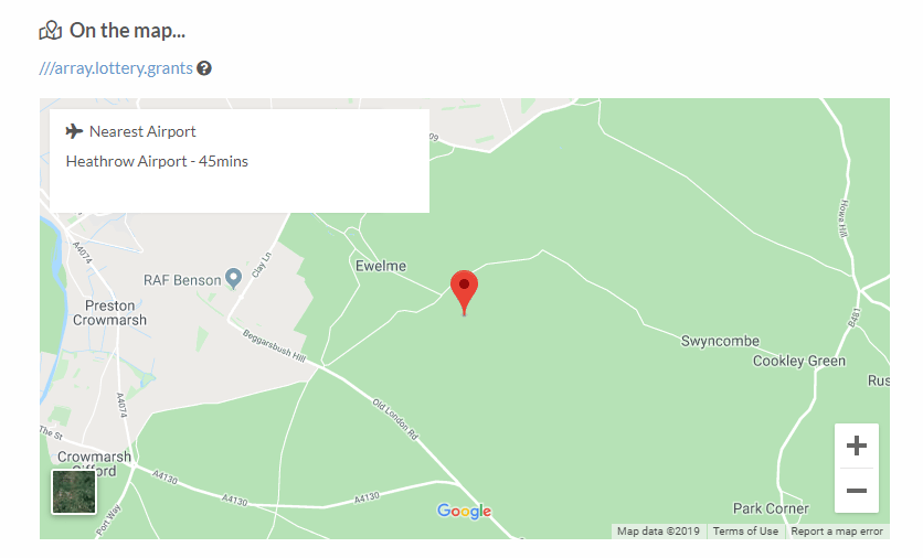 what3words - On the map