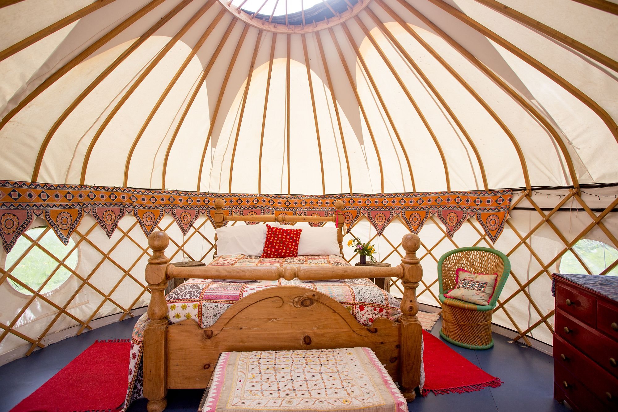 Glastonbury Somerset Yurts