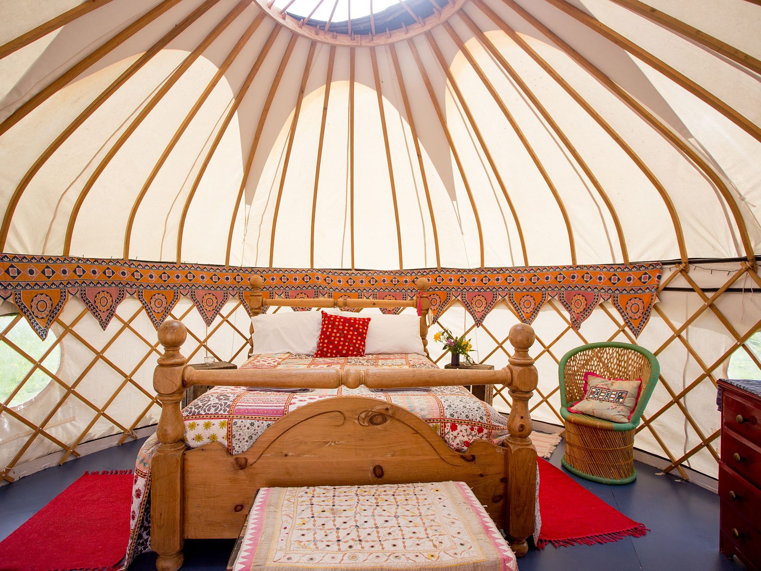 Glastonbury Somerset Yurts