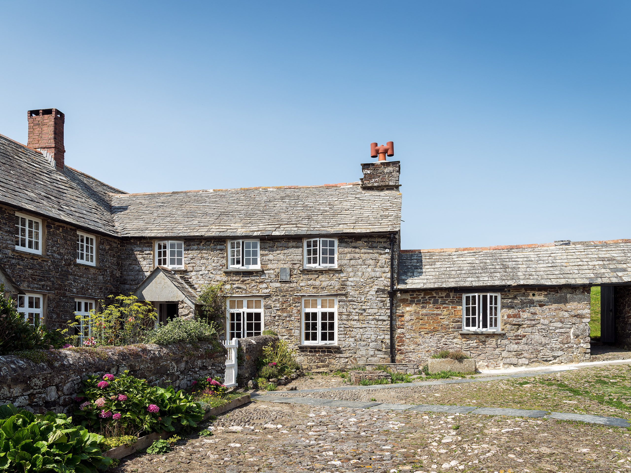 The North Wing at Trevigue Farmhouse