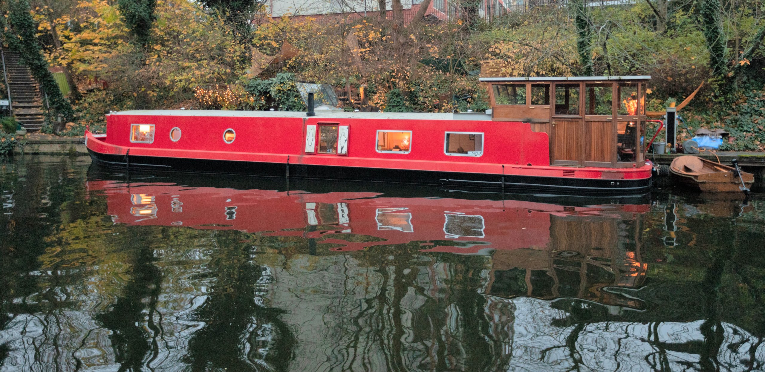 The Big Red Houseboat