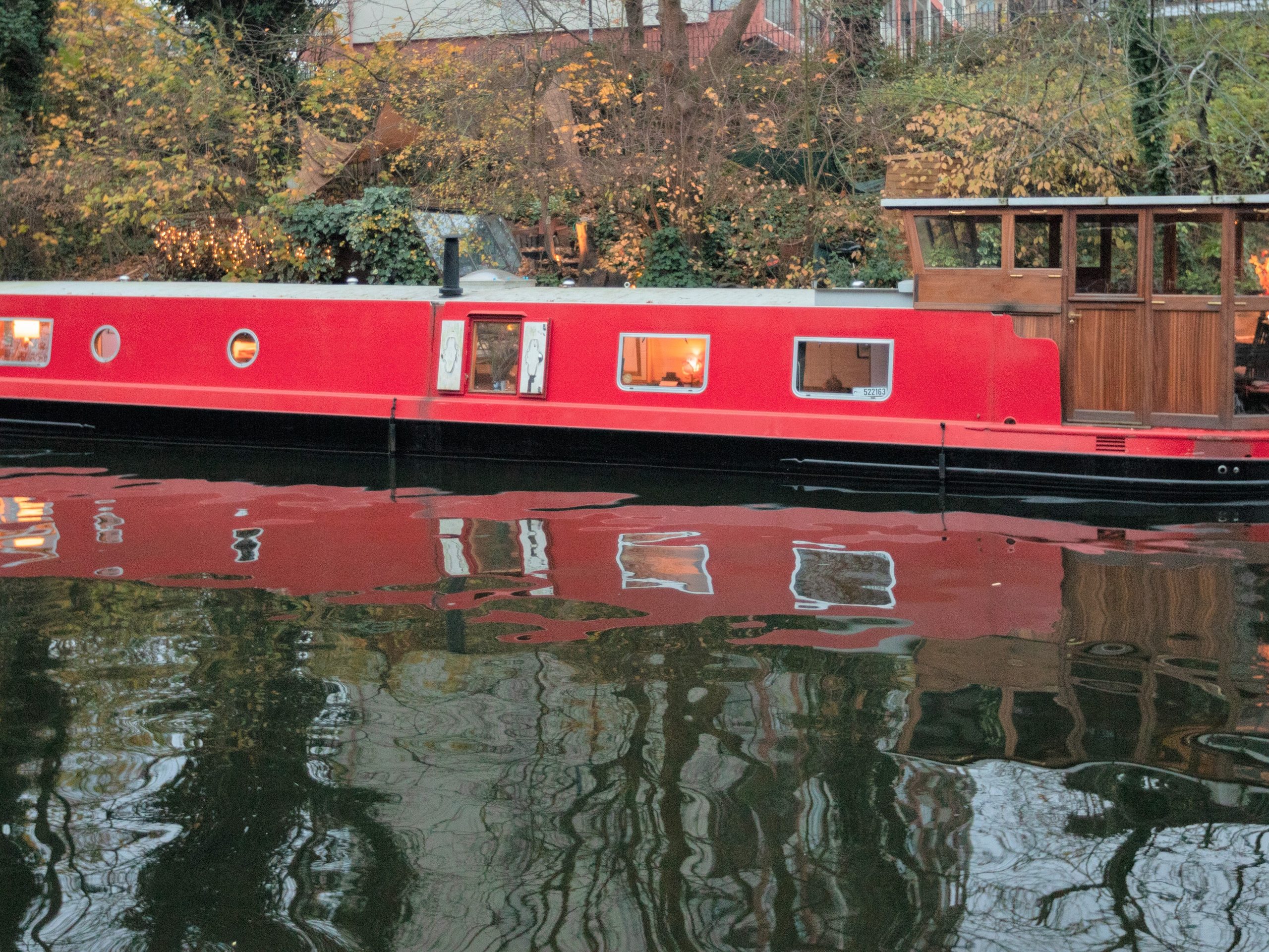The Big Red Houseboat