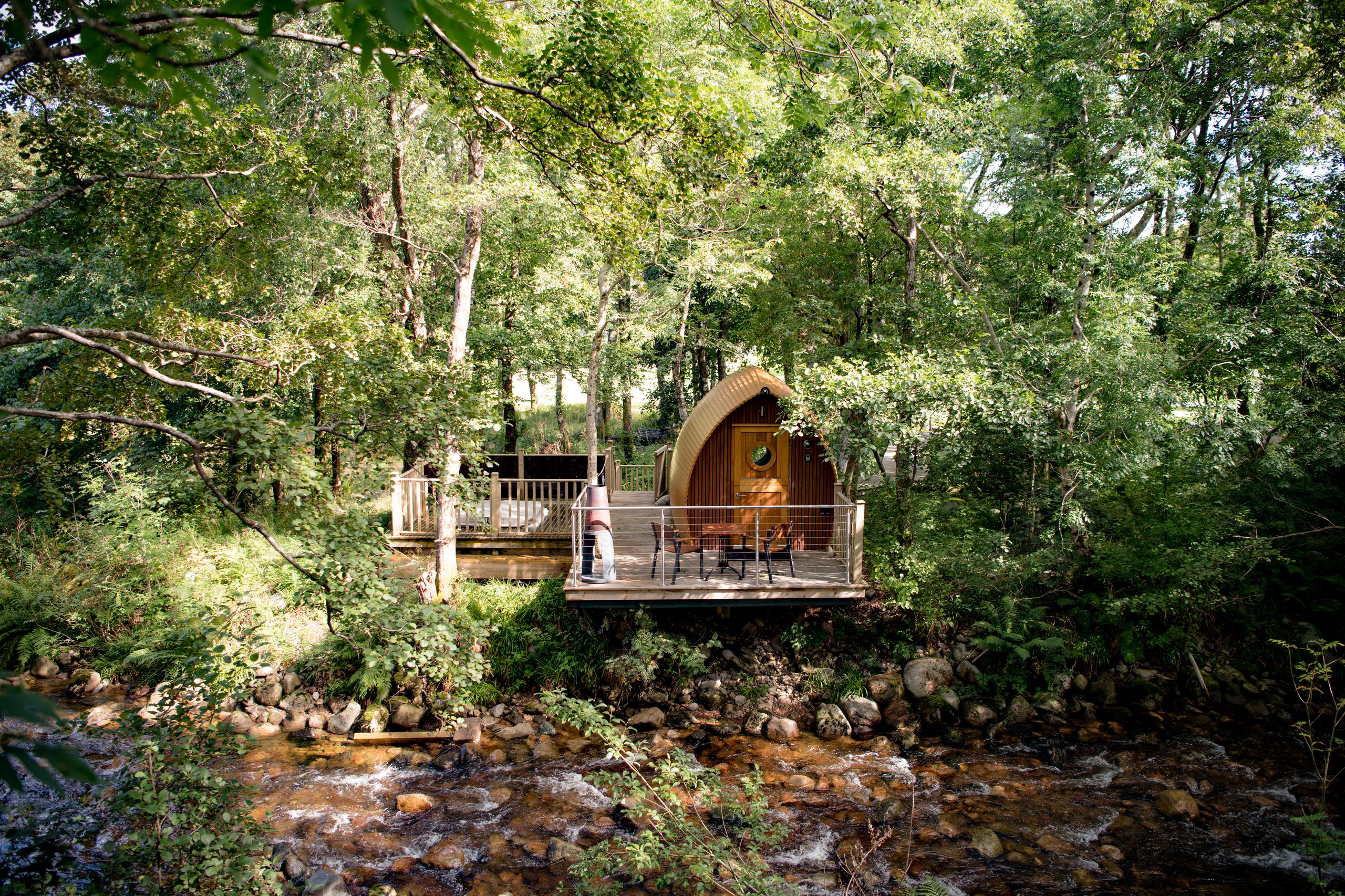 RiverBeds Luxury Wee Lodges with Hot Tubs - Image 1