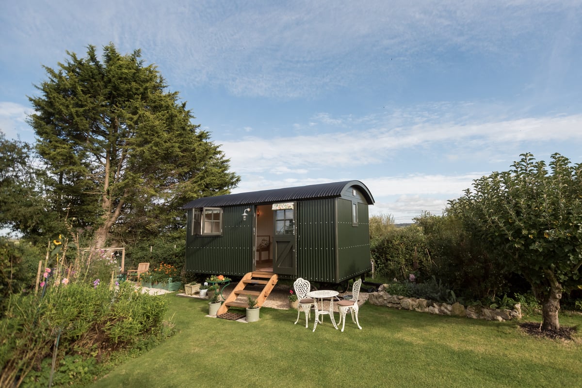Corner House Shepherds hut