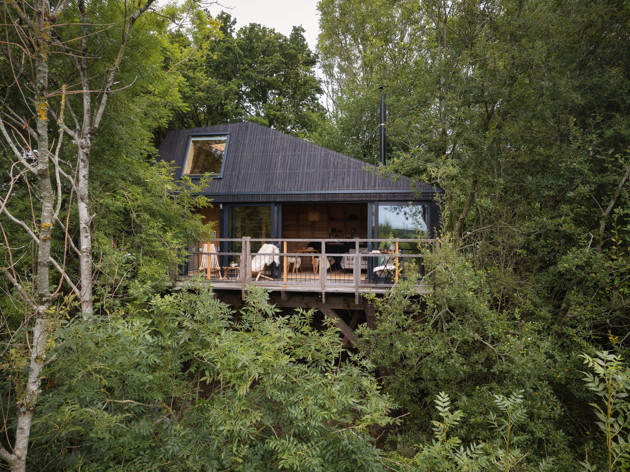 Blackcap Treehouse at Nymetwood Treehouses