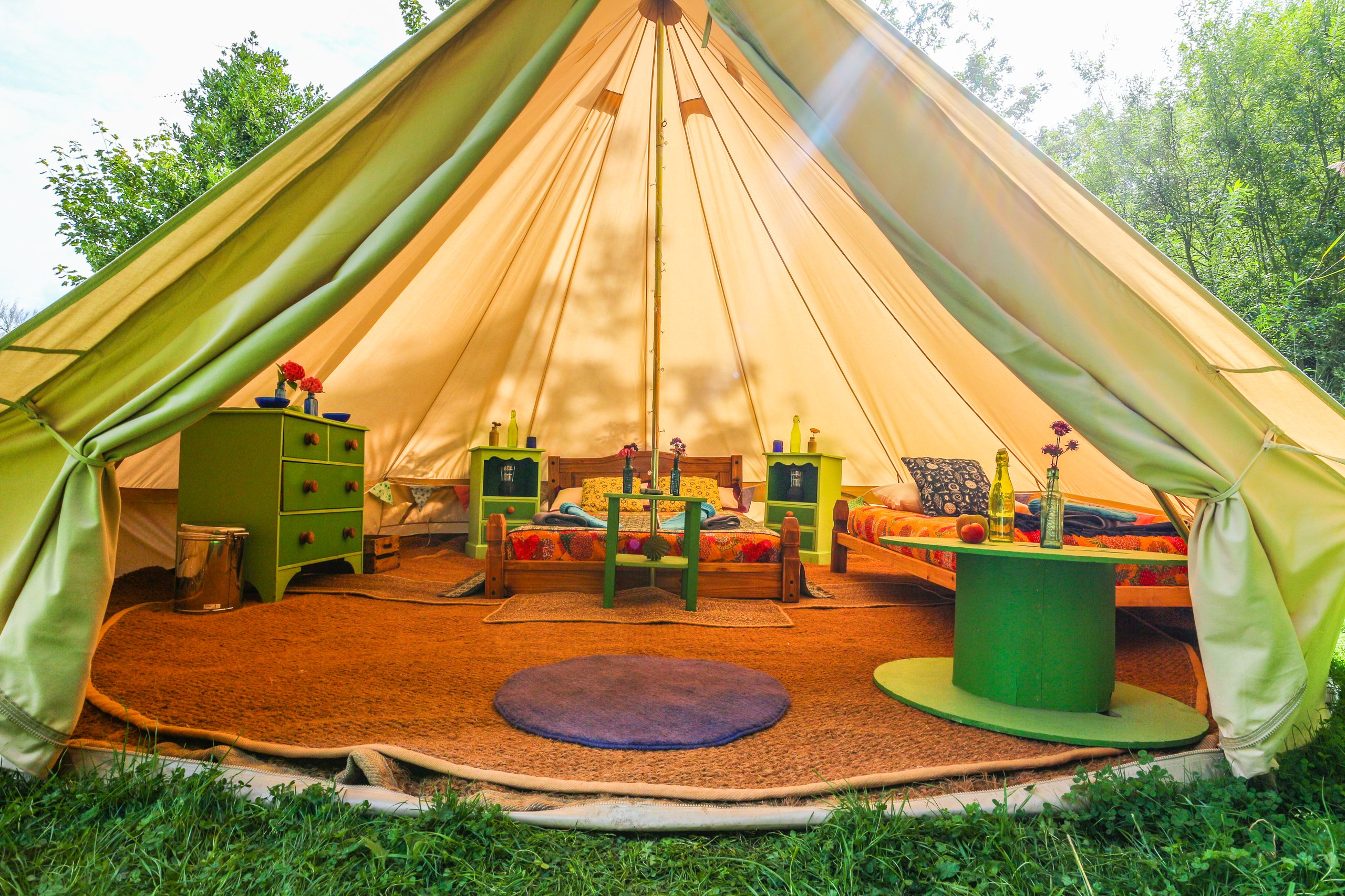 West Lexham Bell Tent Glamping