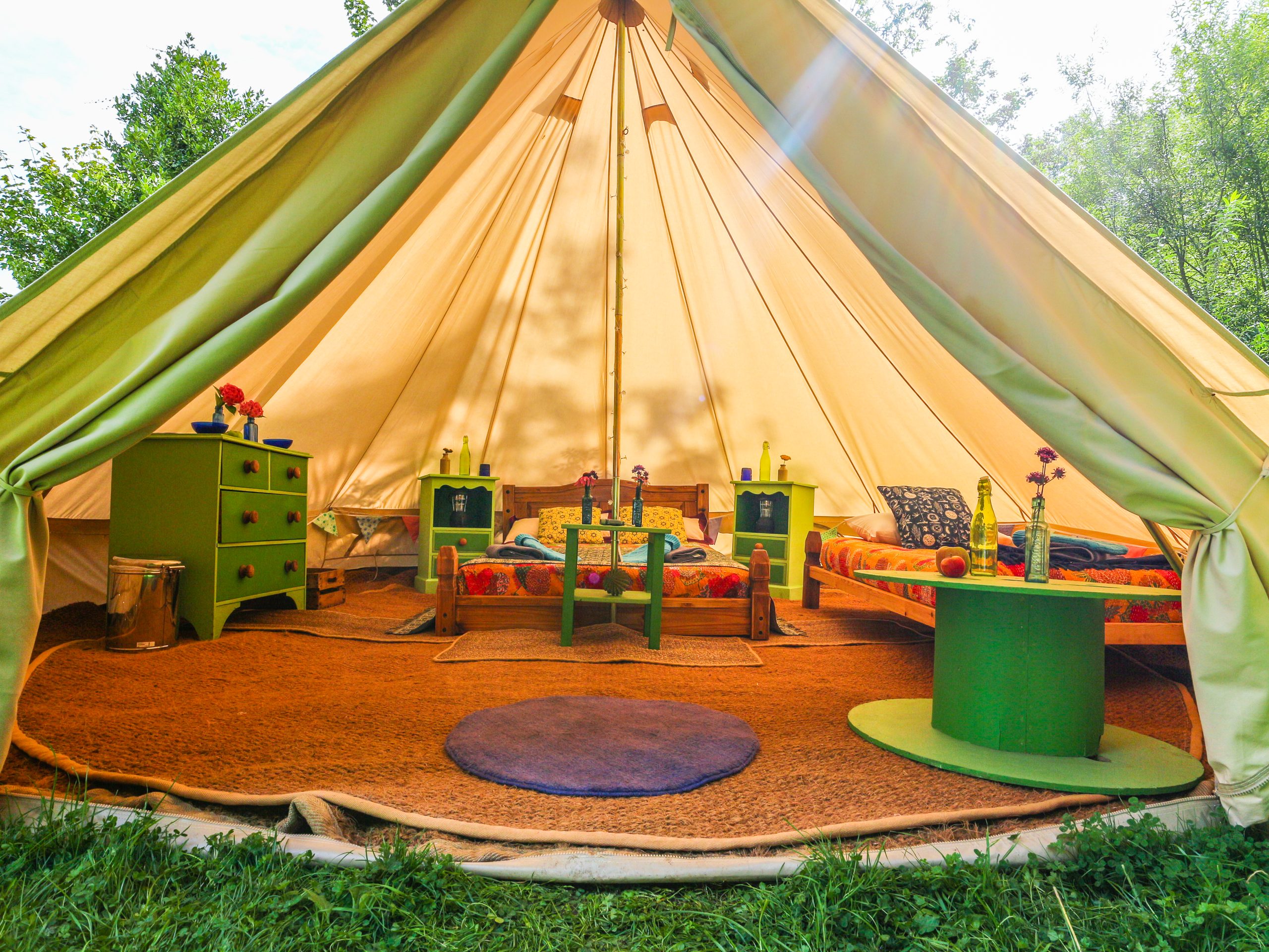 West Lexham Bell Tent Glamping
