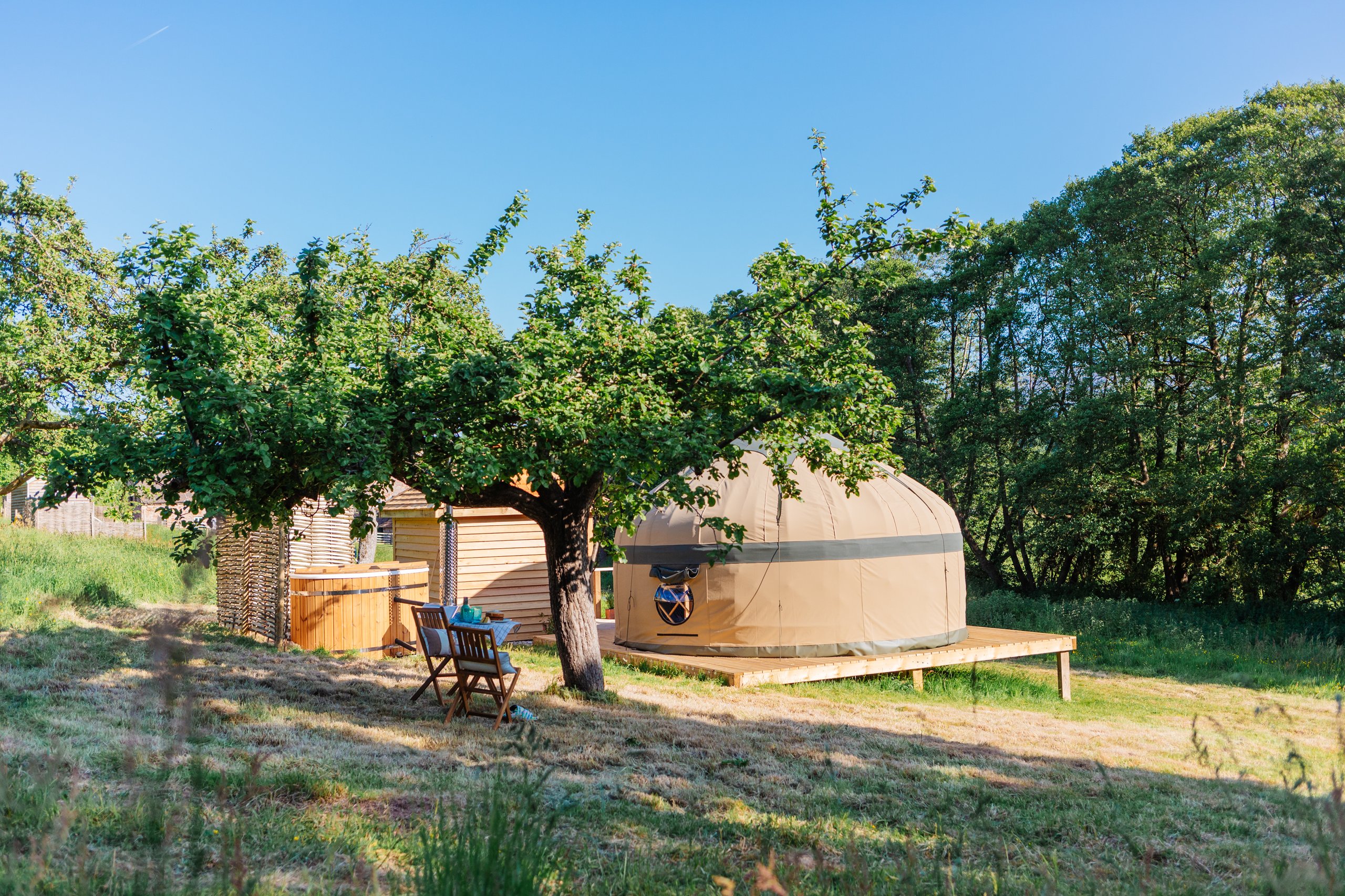 The Yurt at Orchard Escapes