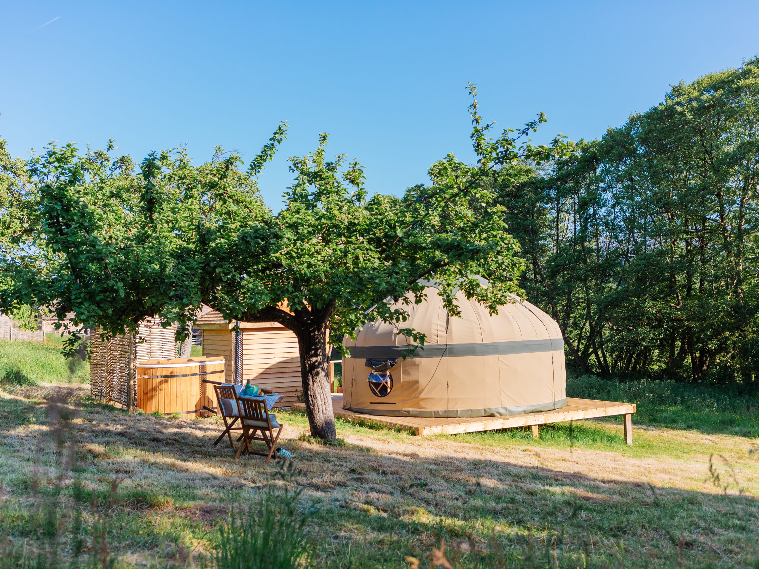 The Yurt at Orchard Escapes