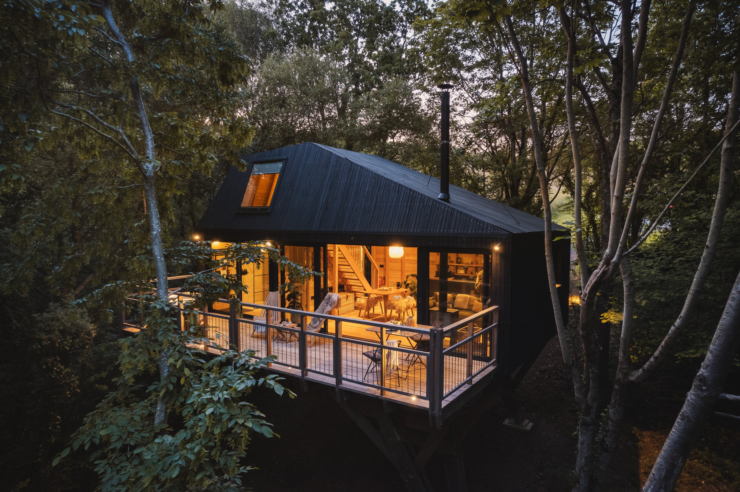 Starling Treehouse at Nymetwood Treehouses
