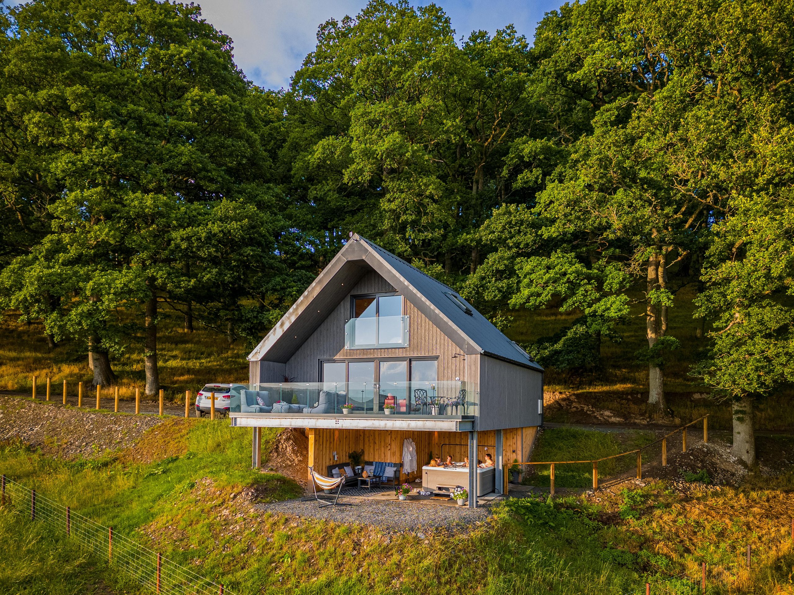 Cnocell y Coed at Rhiw Wood Treehouses