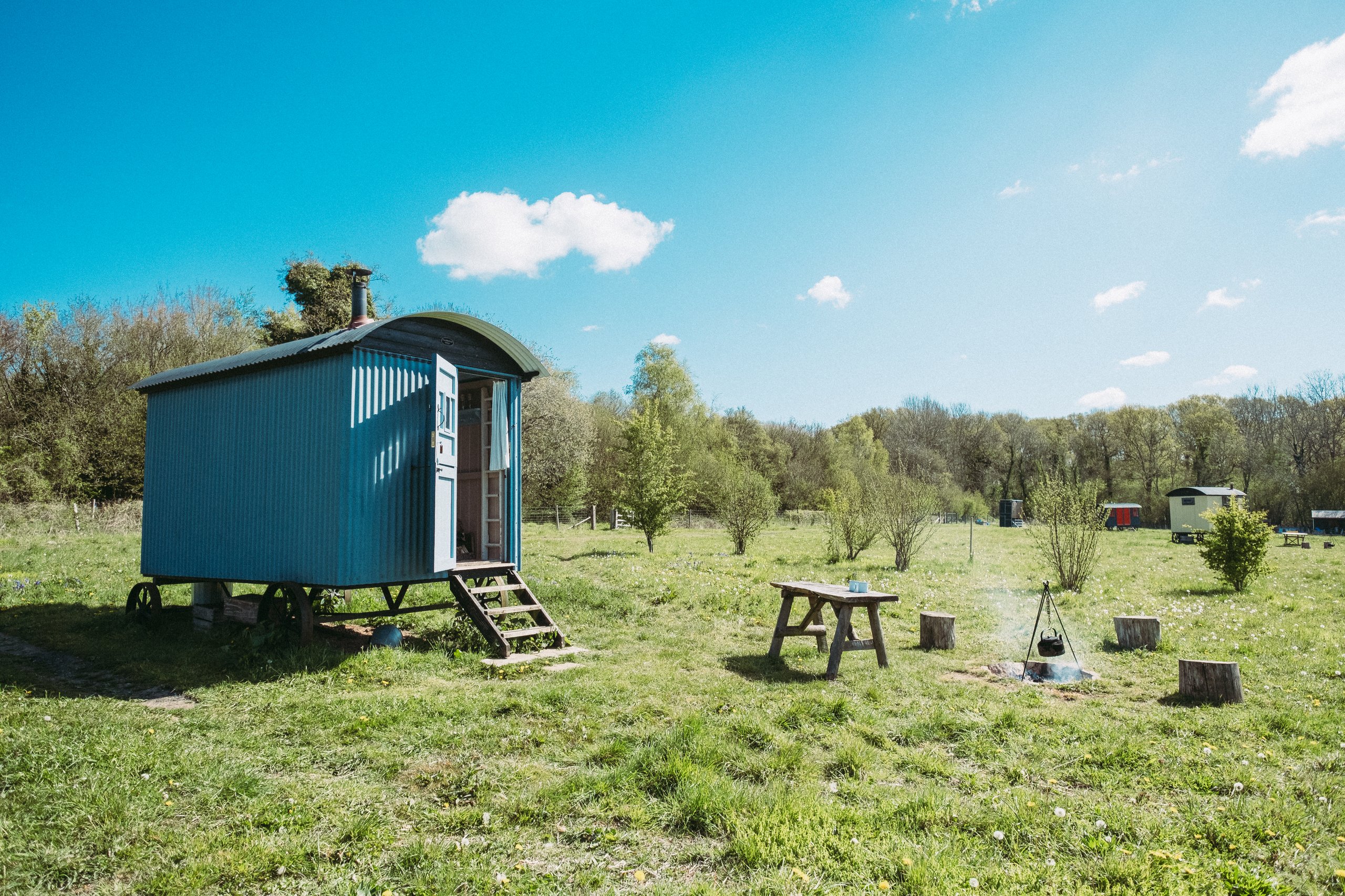 Wallops Wood Glamping huts