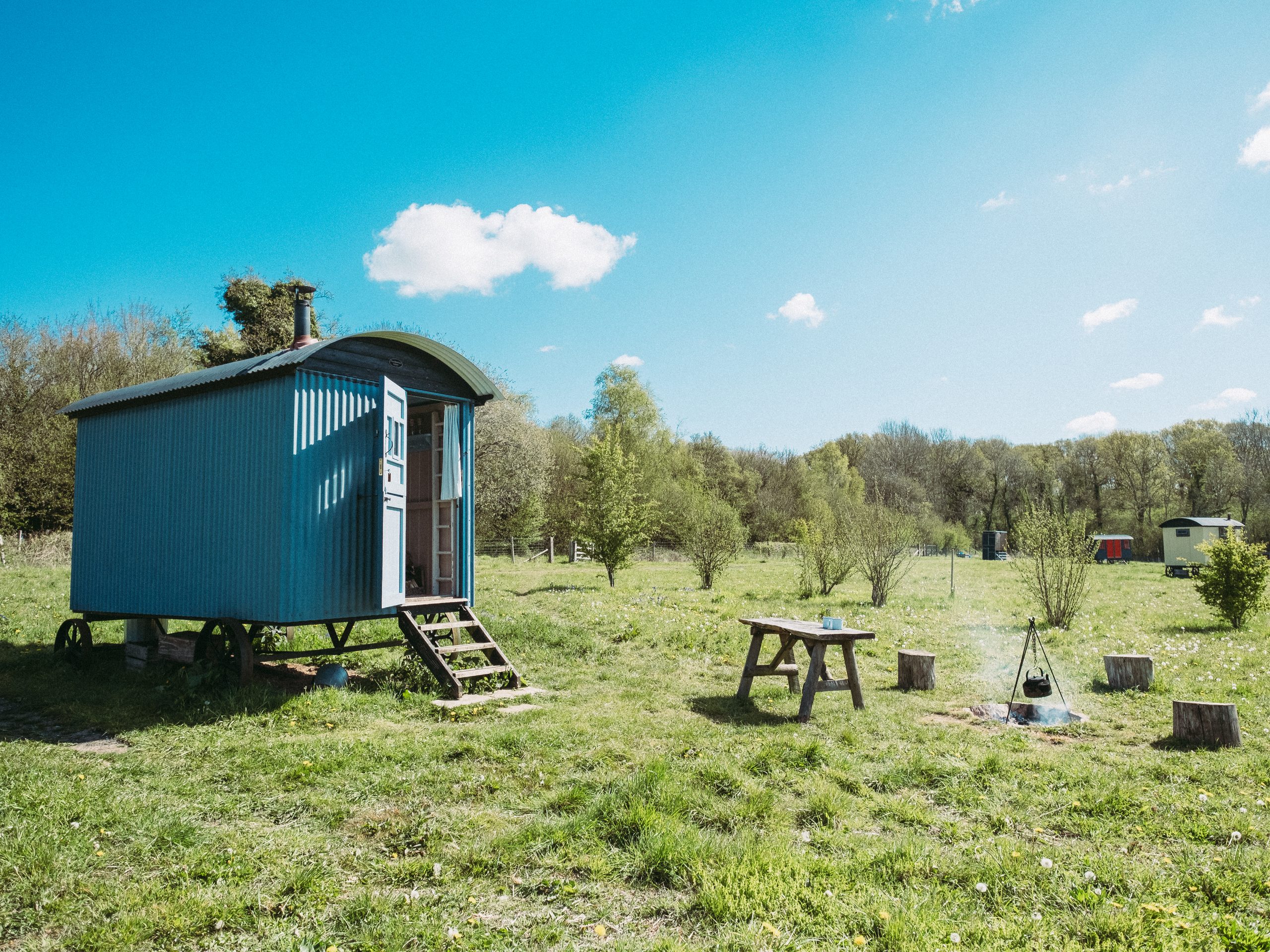 Wallops Wood Glamping huts