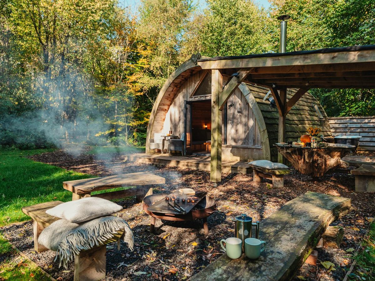 Ffynnonau Woodland Cabins - Entire Site