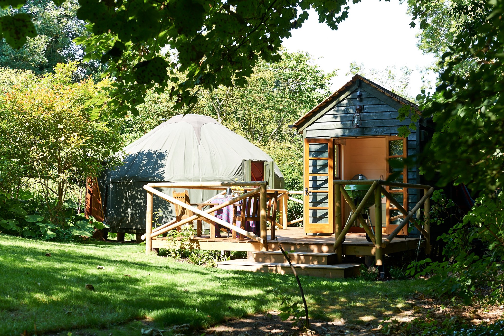 Kingfisher Yurt at Chiltern Yurt Retreat