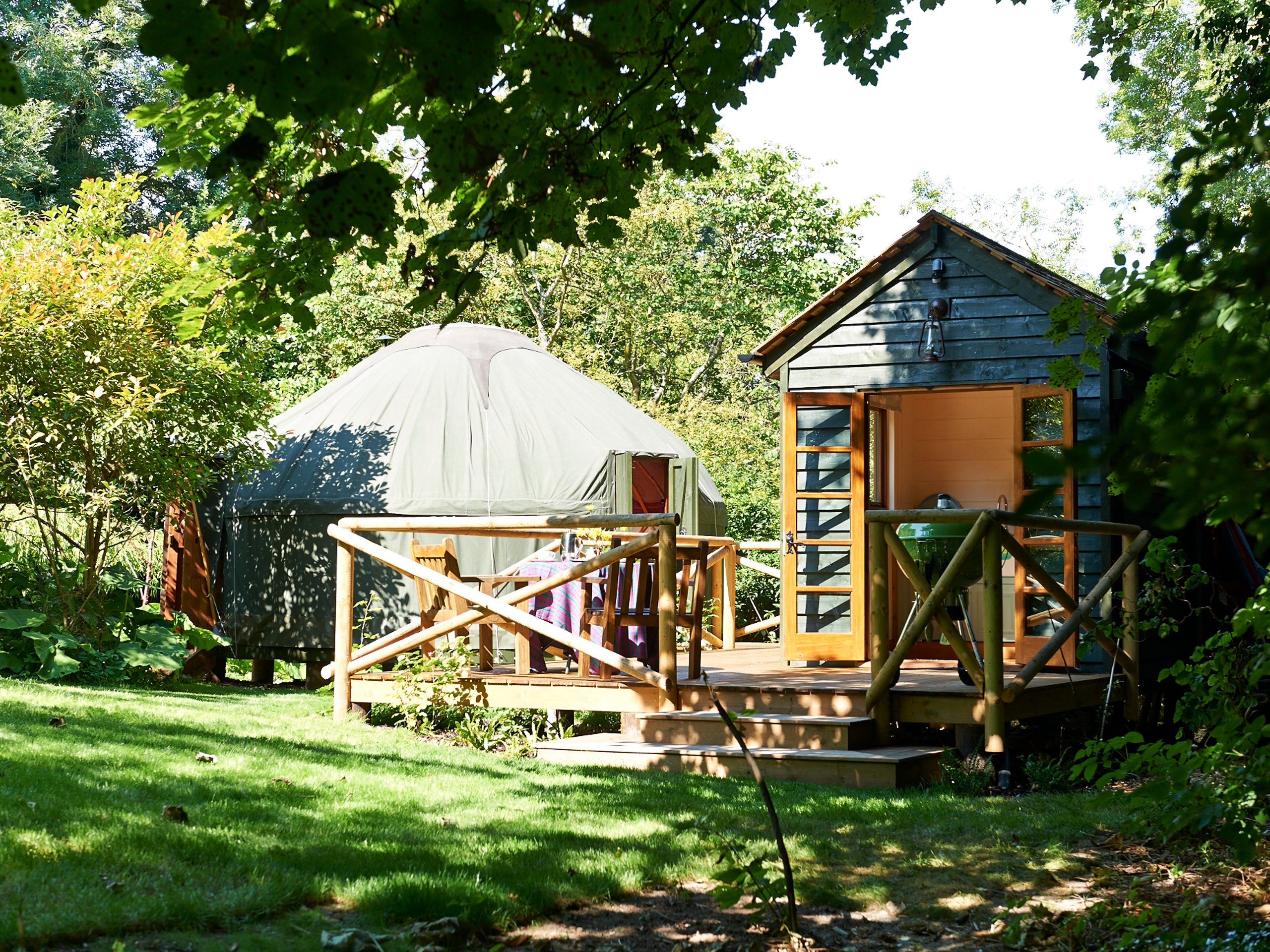 Kingfisher Yurt at Chiltern Yurt Retreat