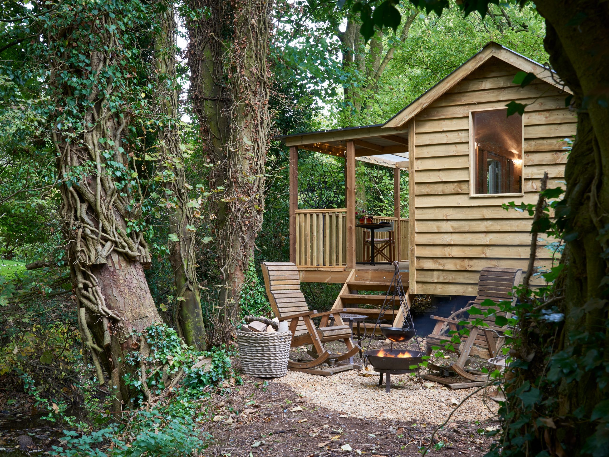 Hazel Tree Cabin at Chiltern Yurt Retreat