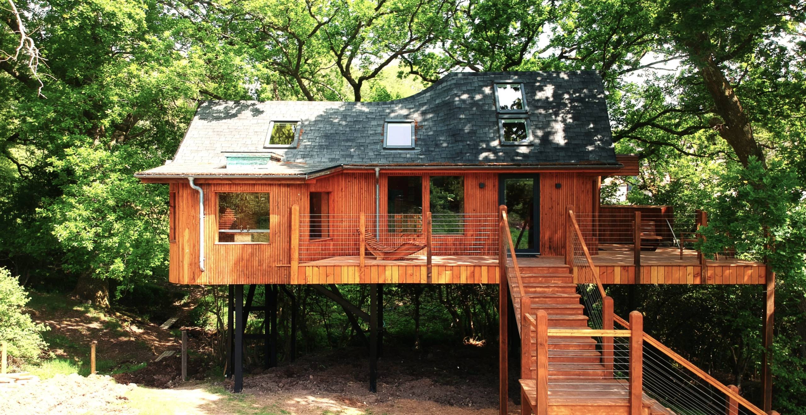Coast & Canopy Treehouse at Hogchester Farm