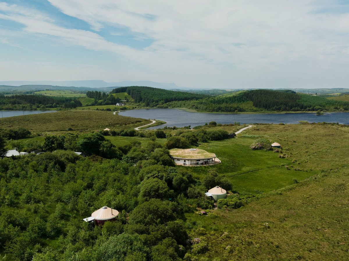 Yurts at Lough Mardal