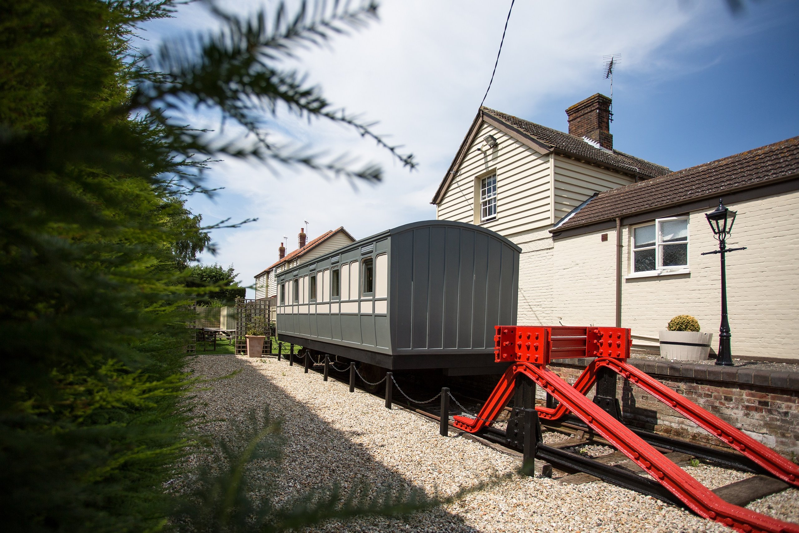 The Railway Carriage at The Hoste