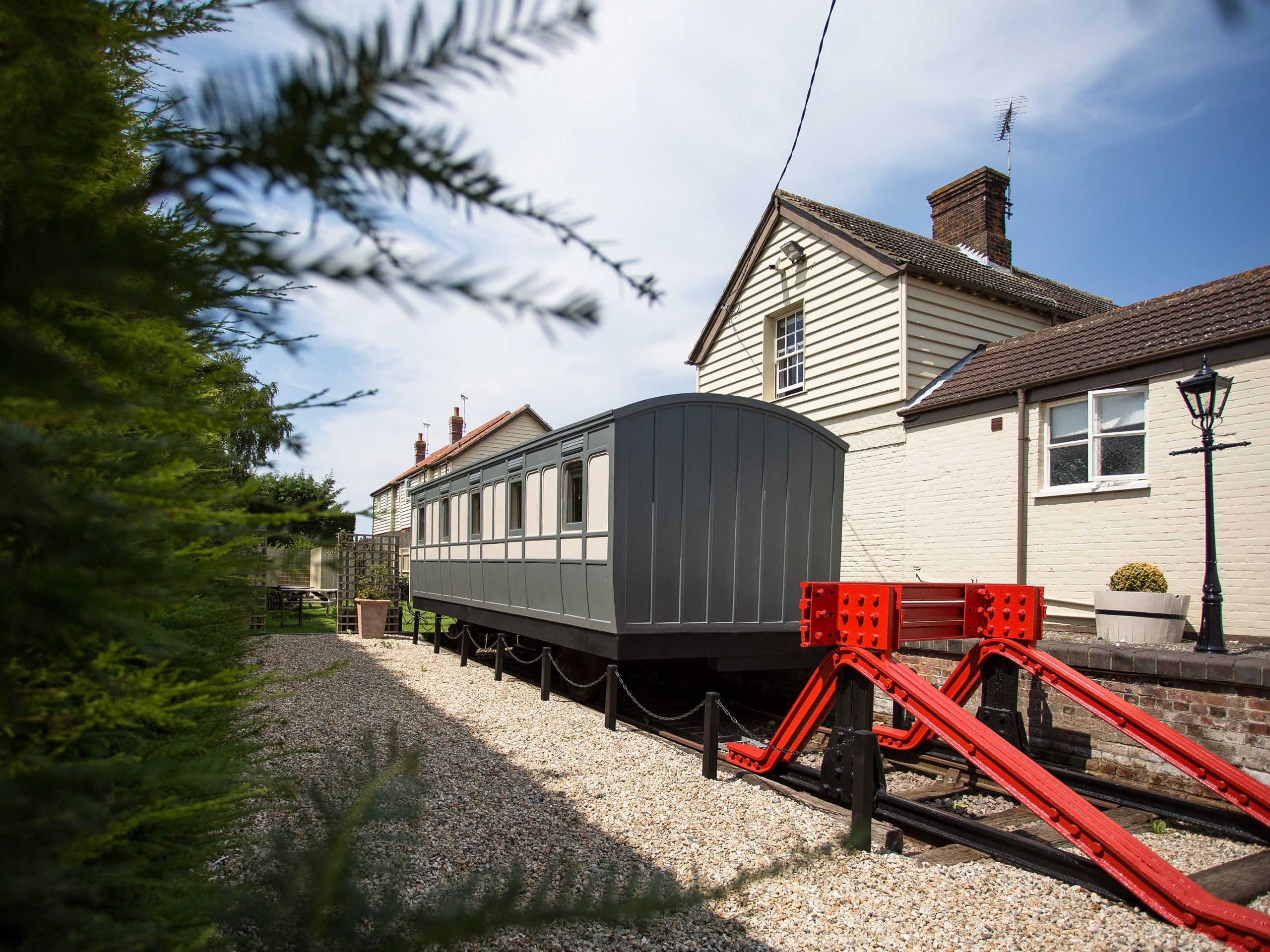 The Railway Carriage at The Hoste
