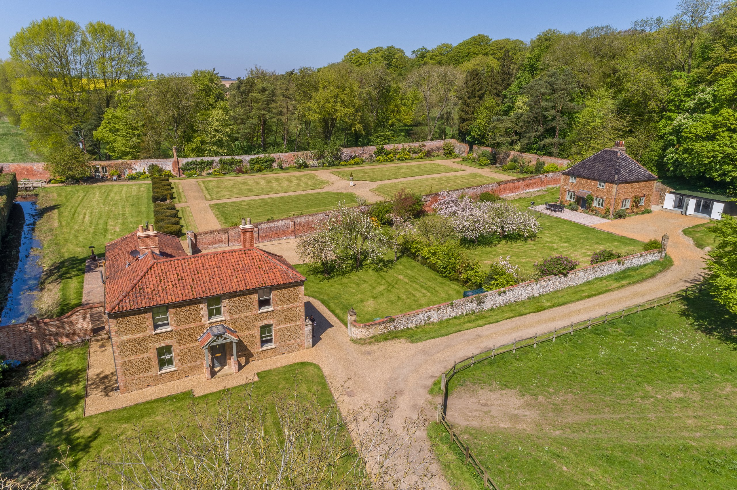 Cottages in the Walled Garden
