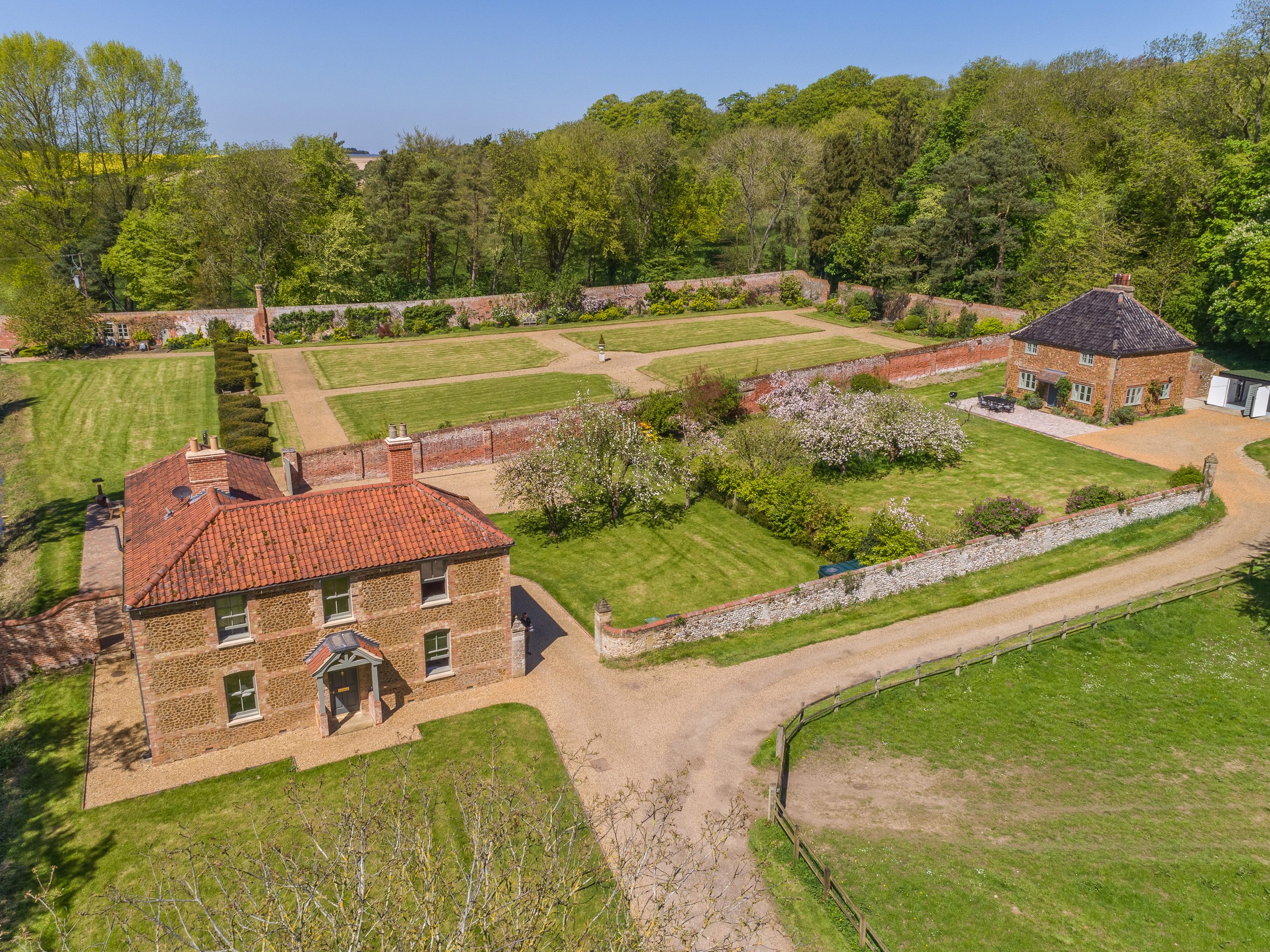 Cottages in the Walled Garden