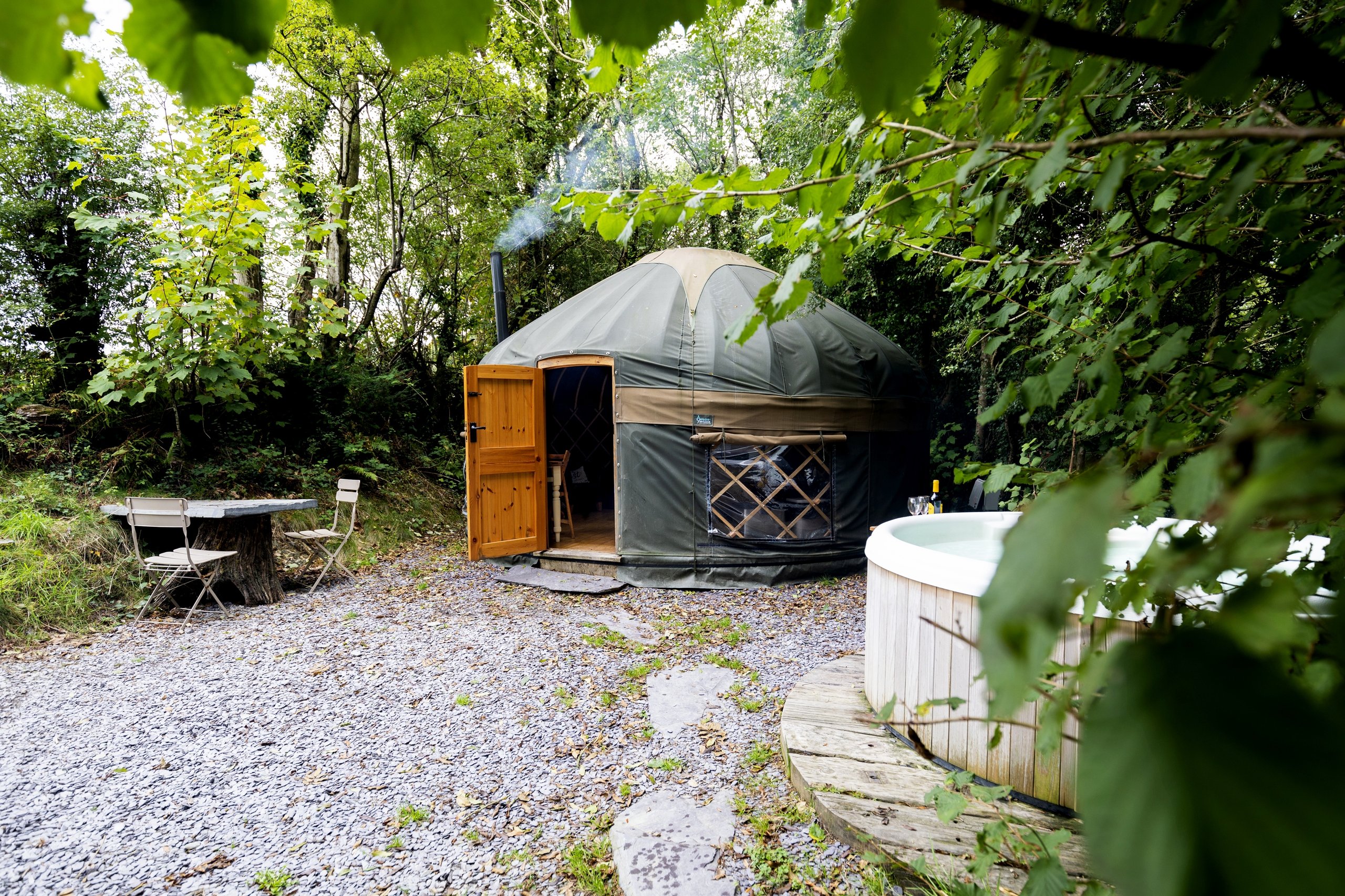 The Yurt Hideaway - with hot tub