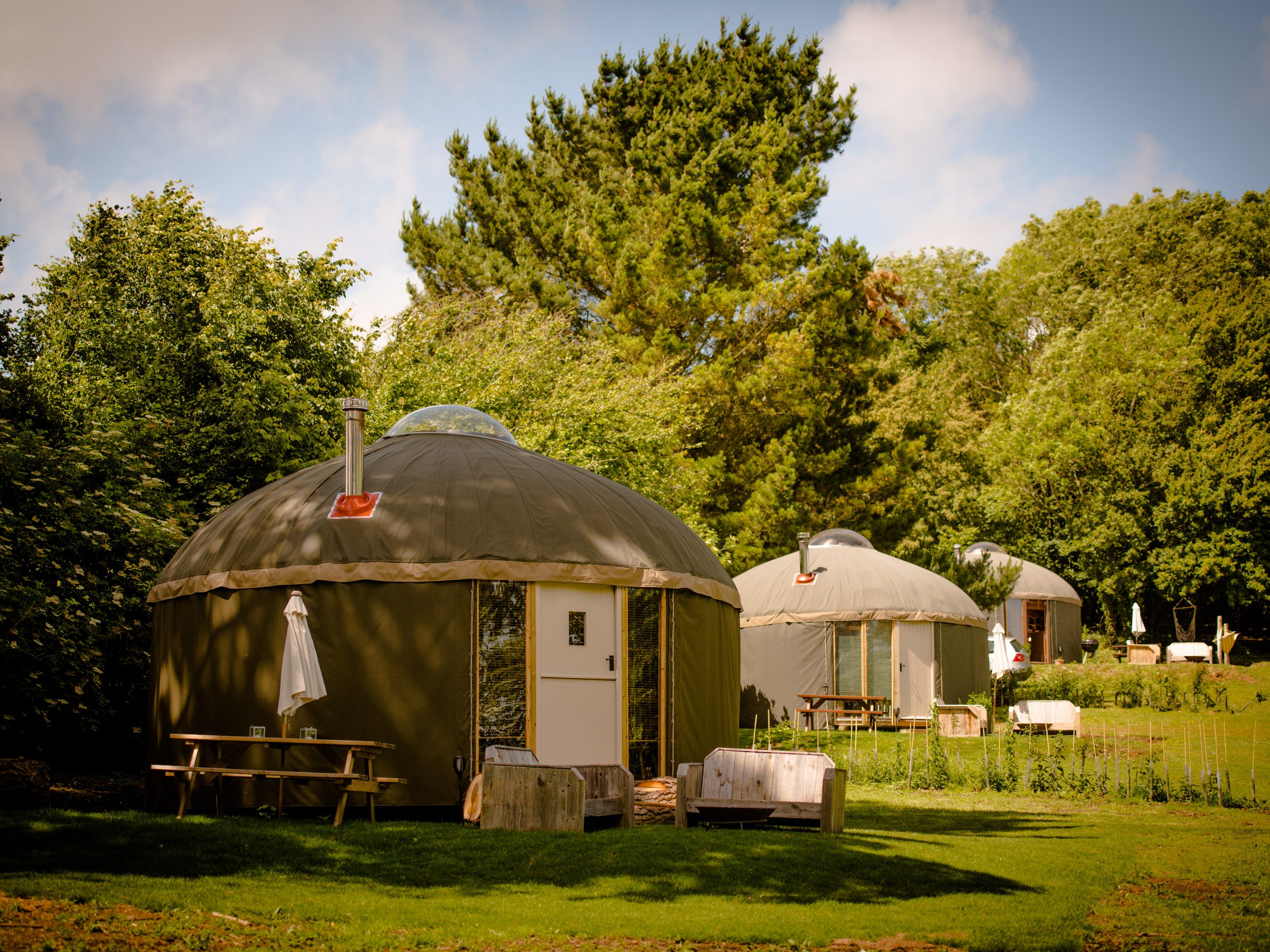 The Garlic Farm Yurts