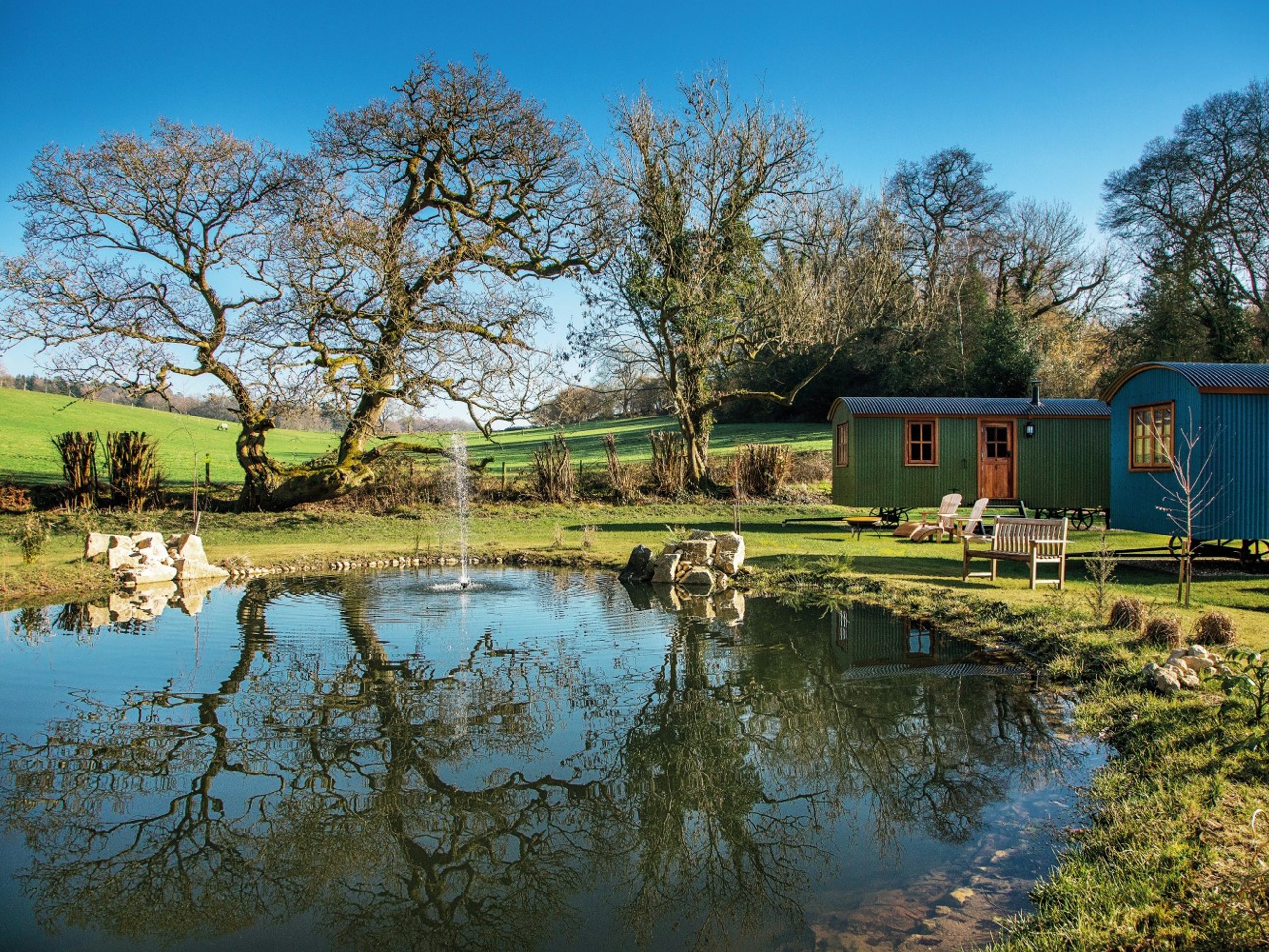 Merry Harriers Shepherds Huts